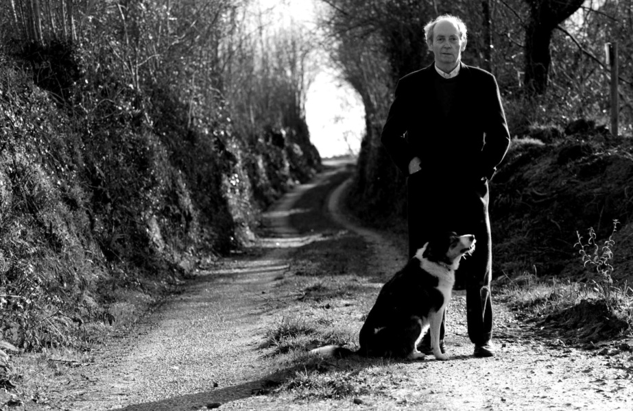 John Mc Gahern with dog