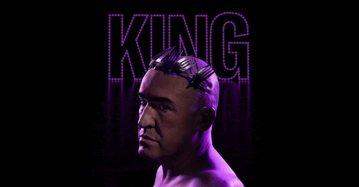 <p>Pat Kinevane, KING. Image Credits: Leo Byrne, Publicis.</p>