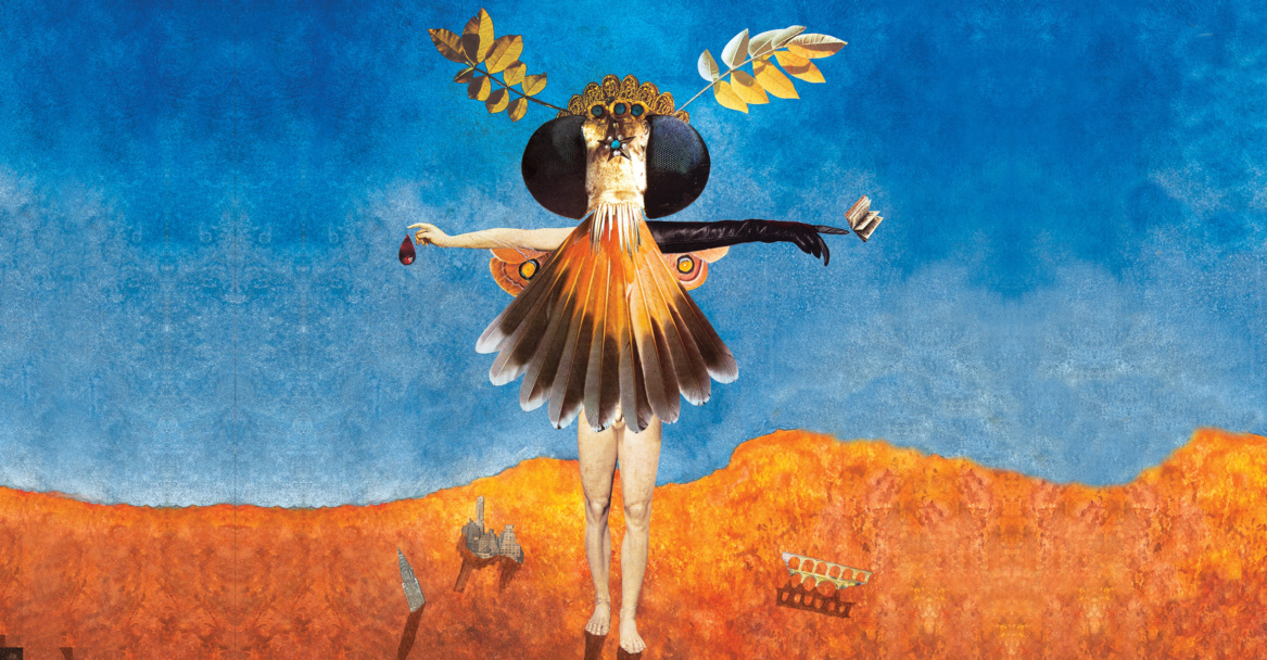 Deborah Kelly, <em>For Creation</em>, untitled still from collage animation, 2021.