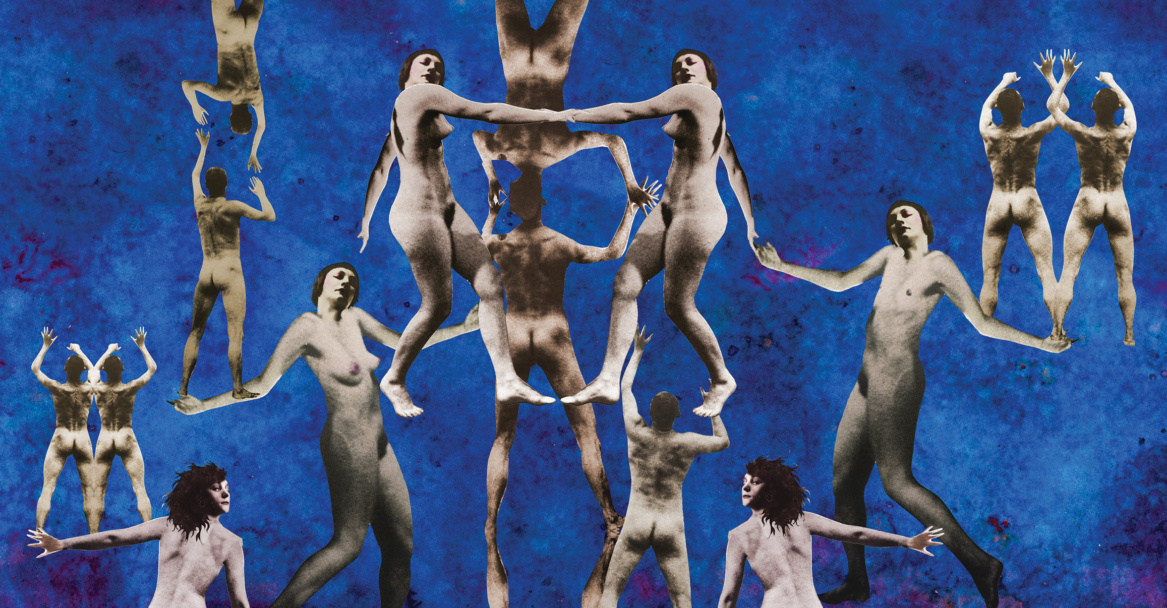 Deborah Kelly,<em> For Creation</em>, untitled still from collage animation, 2021.