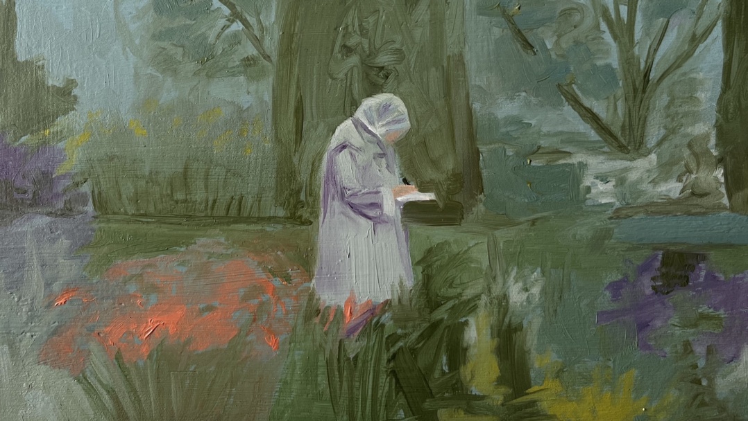 Laura McMorrow, <em>Granny in the Garden</em>, 2022.