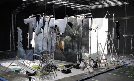 Noémie Goudal, behind the scenes of <em>Supra Strata, </em>2024, courtesy of the artist and Edel Assanti, London.