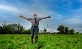 <p>Padraig Gilbride, member of the Leitrim Fort Group. Photo by Brian Farrell.</p>