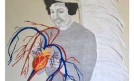 Amanda Jane Graham You Are Always A Chief To Me Drawings egg tempera and emulsion collaged onto panel
