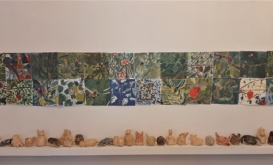 Hedgerows Exhibition at The Dock install image 1