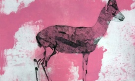 Manal Mahamid Palestinian Gazelle 1 2016 etching and aquatint 73 x 93cm Courtesy of the artist Web