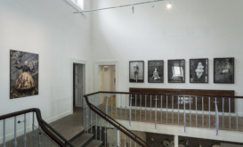 Na Cailleacha with reference to Paula Rego, install photo by Paul McCarthy at The Dock