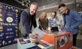 <p>The judges for RTÉ’s This is Art! are Maser, Helen Steele, Mary Conlon, and Joe Caslin.</p>