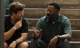 Greg Kwedar (Director) and Colman Domingo (Actor) by Phyllis Kwedar.