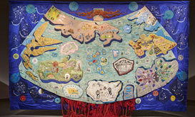 Alice Maher and Rachel Fallon, installation view of <em>The Map </em>at Rua Red South Dublin Arts Centre, courtesy of the artists.