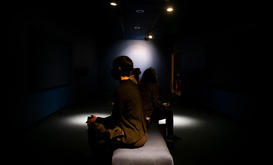Installation view of <em>We Are The Map</em> by Sinéad Gleeson and Stephen Shannon at Rua Red South County Dublin Arts Centre.
