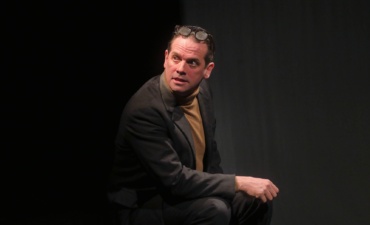 Scene from <em>Ante Beckett</em> featuring Paddy McEneaney. Photo by Róisín Loughrey.
