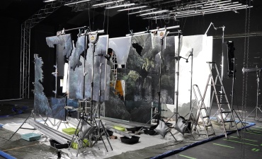 Noémie Goudal, behind the scenes of <em>Supra Strata, </em>2024, courtesy of the artist and Edel Assanti, London.