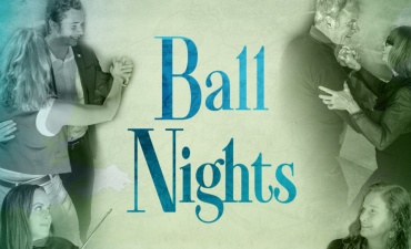 Ball Nights Poster Social Simple Banner