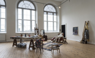 "Na Cailleacha with reference to Paula Rego" at The Dock, photo by Paul McCarthy