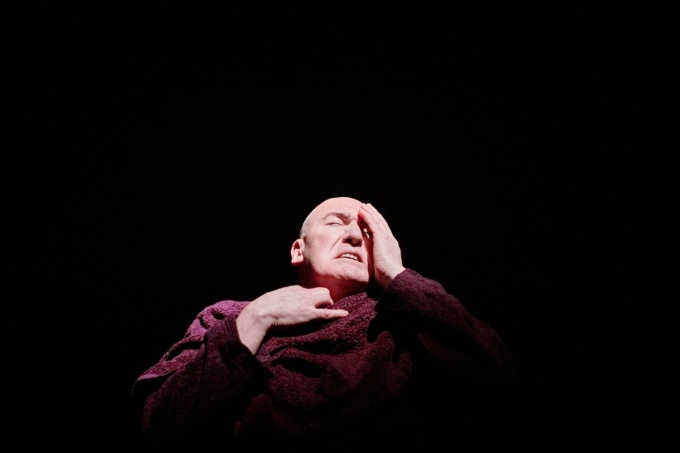 <p>Pat Kinevane in KING. Photo by Maurice Gunning.</p>