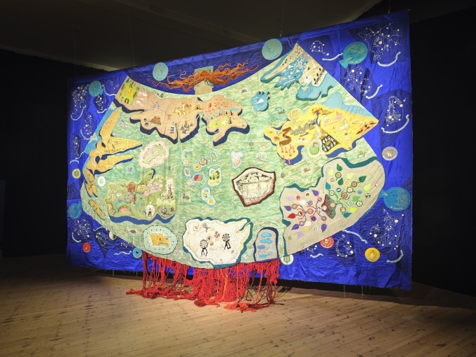 Alice Maher and Rachel Fallon, installation view of <em>The Map</em> at The Dock, courtesy of the artists. Photo by Ros Kavanagh.