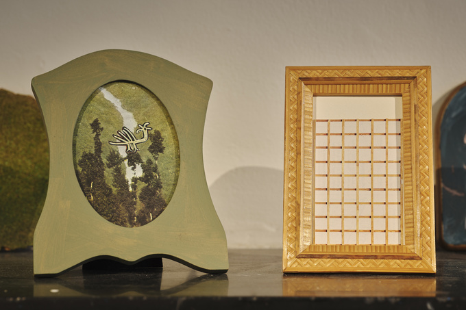 Laura McMorrow, <em>Anemone</em> (2024) and <em>Trellis</em> (2024). Photo by Ros Kavanagh.