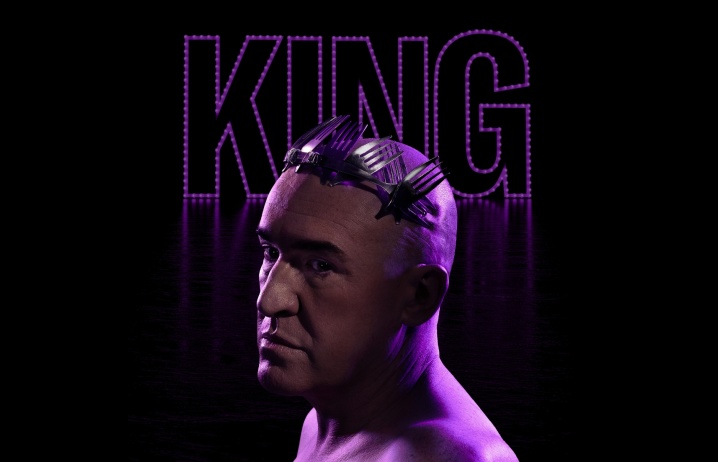 <p>Pat Kinevane, KING. Image Credits: Leo Byrne, Publicis.</p>