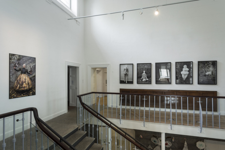 Na Cailleacha with reference to Paula Rego, install photo by Paul McCarthy at The Dock