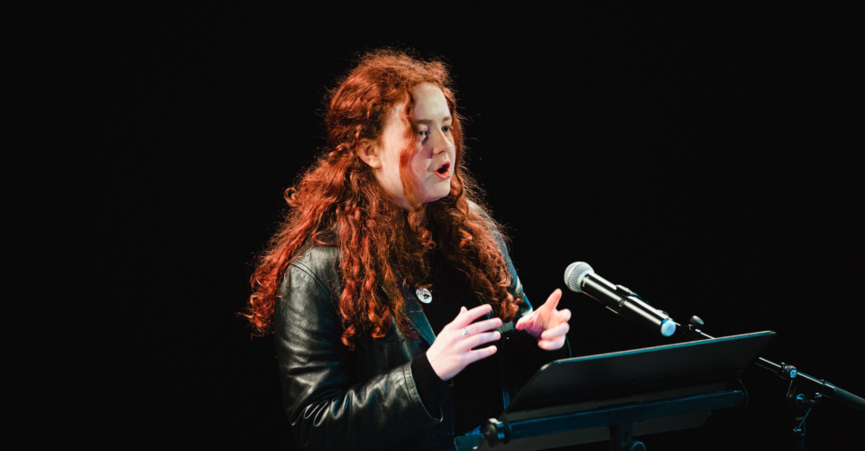 Saoirse Exton. Photo courtesy of Cultúrlann Uí Chanáin.