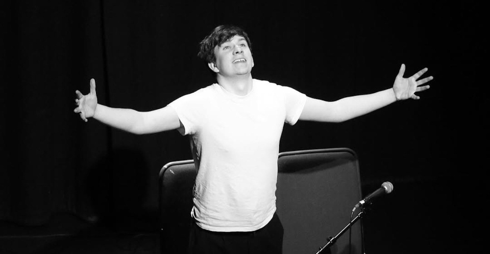 James Doherty O'Brien rehearsing at The Dock. Photo by Krzysztof Kuczerawy.