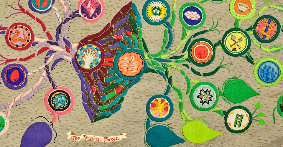 Alice Maher and Rachel Fallon, detail of <em>The Map </em>at The Dock, courtesy of the artists. Photo by Ros Kavanagh.